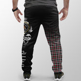 Clan Borthwick Ancient Tartan Crest Jogger Sweatpants  Alba Celtic Style XX65 Clan Borthwick (Borthwick Tartan) Tartan Today
